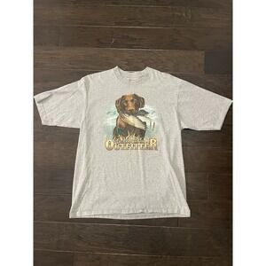 Cabelas T Shirt Large‎ Wetland Warrior Outfitter Grey Vintage